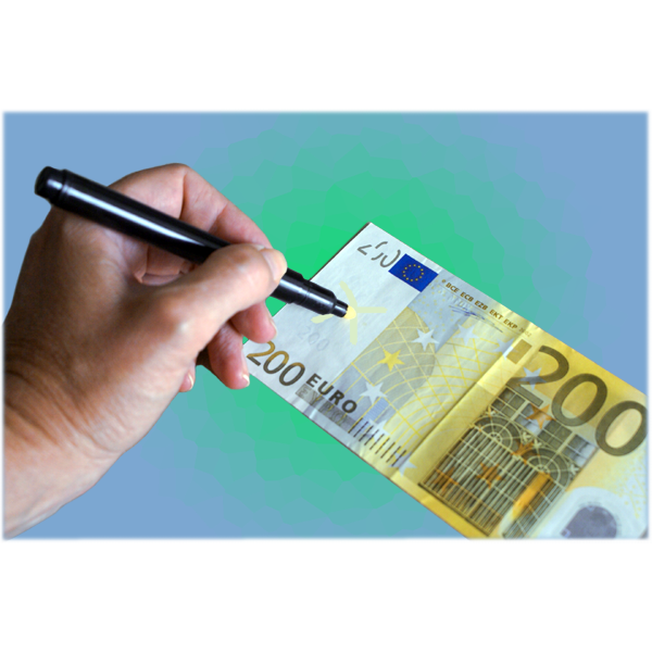 Stylo Faux Billet Détecteur de Faux Billets Stylo Faux Billets Euros Stylo  Détecteur de Faux Billets de Banque Marqueur Faux Billets Stylo  Verificateur De Billet De Banque Pour euros, dollars, livres 